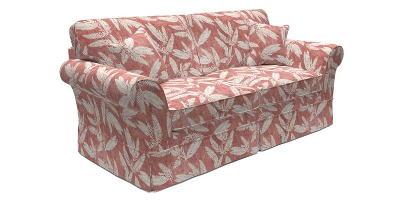 Lanhydrock 3 Seater Sofa in Floral Linens Lela Mystery Indigo