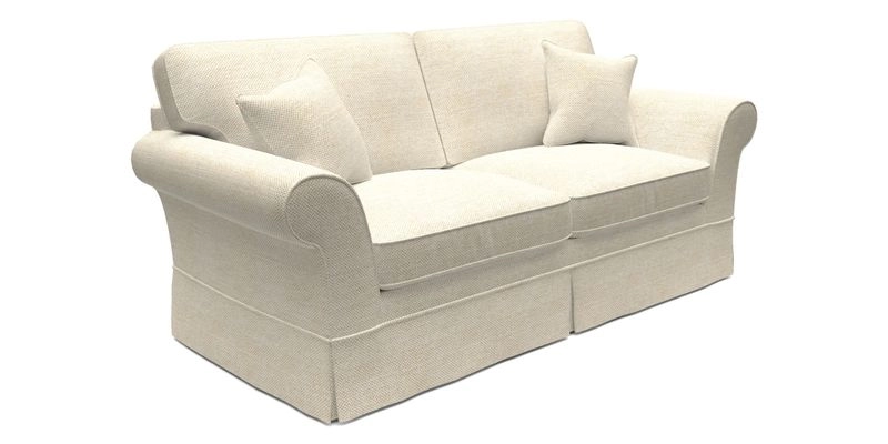 Lanhydrock 3 Seater Sofa in Floral Linens Lela Mystery Indigo