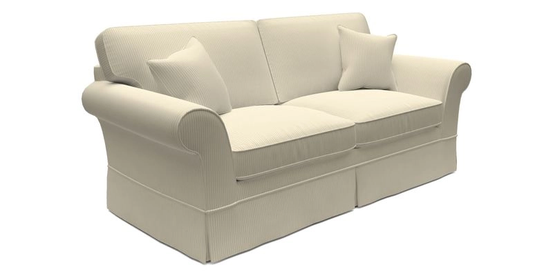 Lanhydrock 3 Seater Sofa in Floral Linens Lela Mystery Indigo