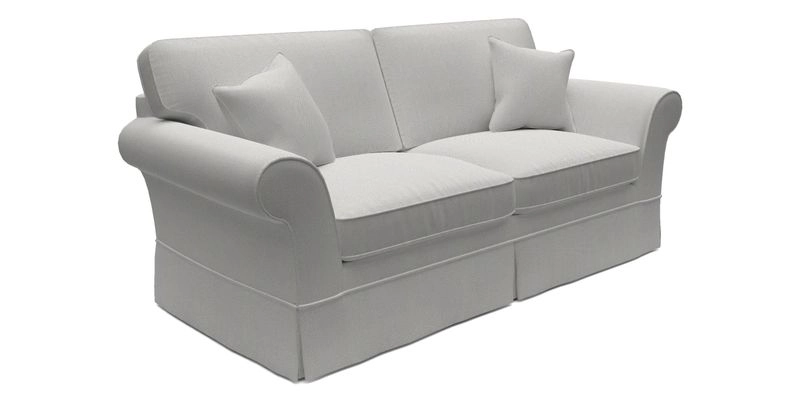 Lanhydrock 3 Seater Sofa in Floral Linens Lela Mystery Indigo