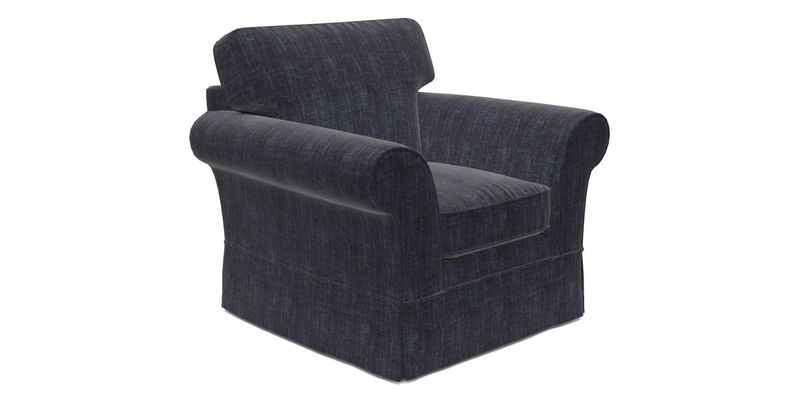 Lanhydrock Chair in Two Tone Plain Biscuit