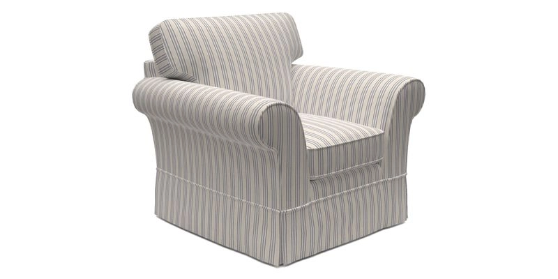Lanhydrock Chair in Two Tone Plain Biscuit