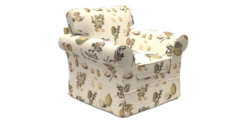 Lanhydrock Chair in Two Tone Plain Biscuit