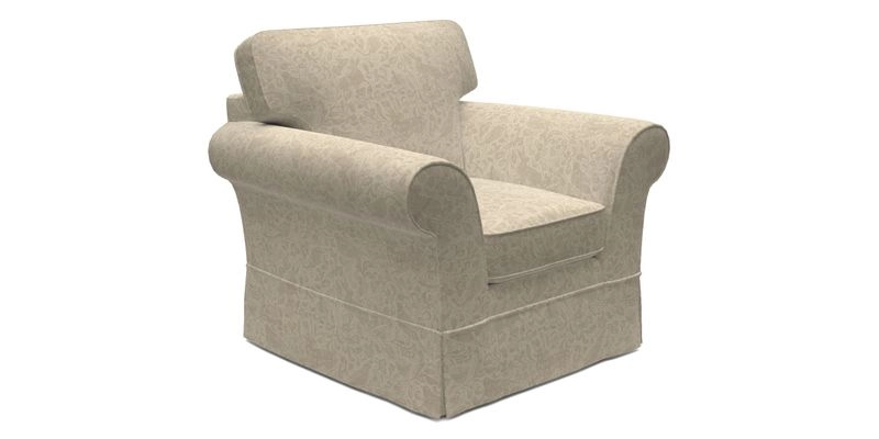 Lanhydrock Chair in Two Tone Plain Biscuit