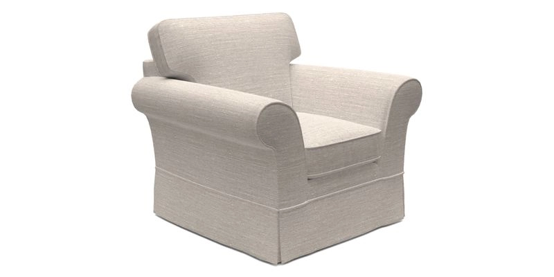 Lanhydrock Chair in Two Tone Plain Biscuit