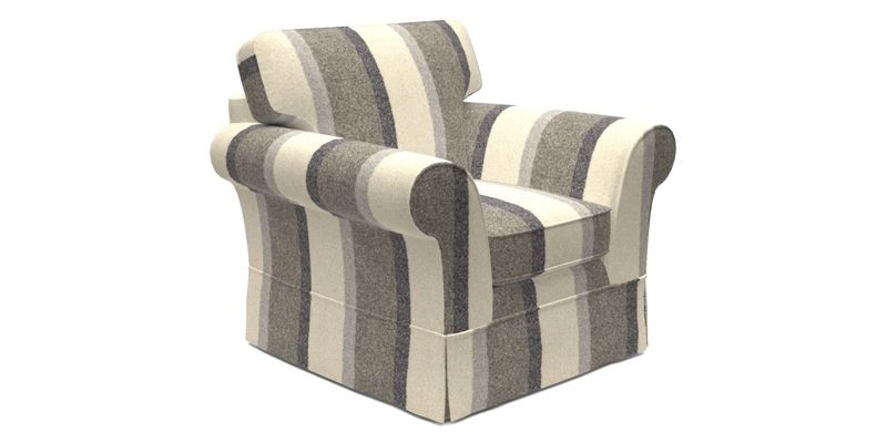 Lanhydrock Chair in Two Tone Plain Biscuit