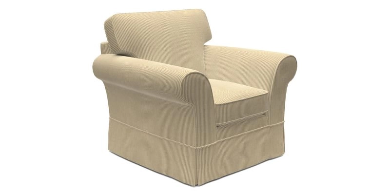 Lanhydrock Chair in Two Tone Plain Biscuit
