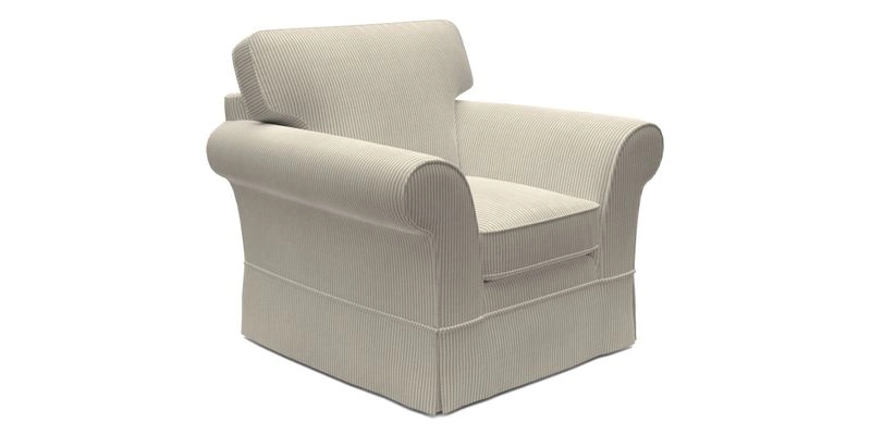 Lanhydrock Chair in Two Tone Plain Biscuit