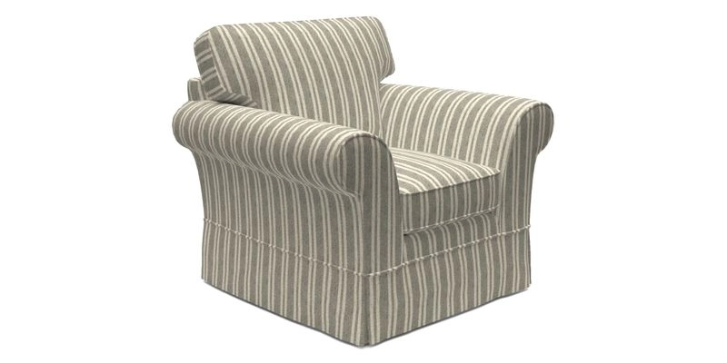 Lanhydrock Chair in Two Tone Plain Biscuit