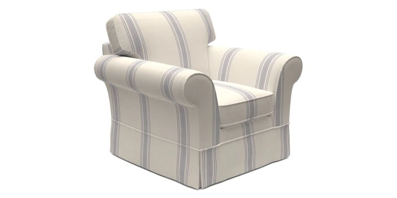 Lanhydrock Chair in Two Tone Plain Biscuit
