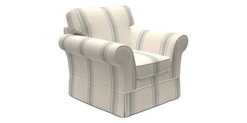 Lanhydrock Chair in Two Tone Plain Biscuit