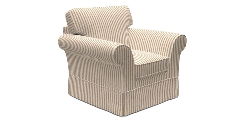 Lanhydrock Chair in Two Tone Plain Biscuit