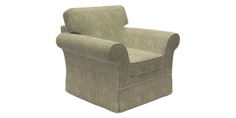Lanhydrock Chair in Two Tone Plain Biscuit
