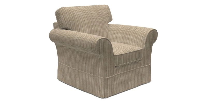 Lanhydrock Chair in Two Tone Plain Biscuit
