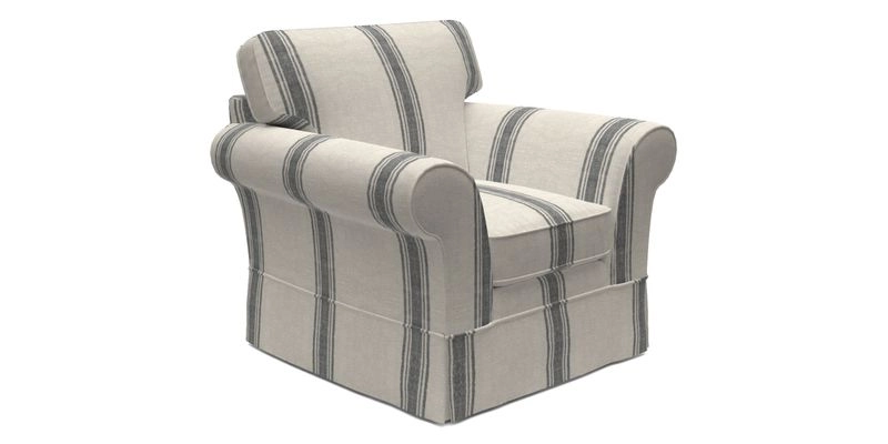 Lanhydrock Chair in Two Tone Plain Biscuit