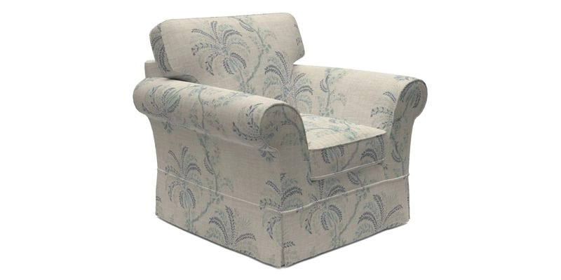 Lanhydrock Chair in Two Tone Plain Biscuit