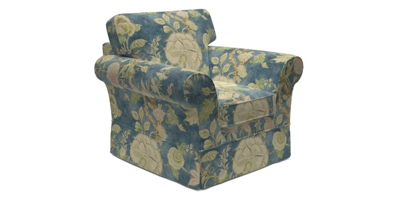 Lanhydrock Chair in Two Tone Plain Biscuit