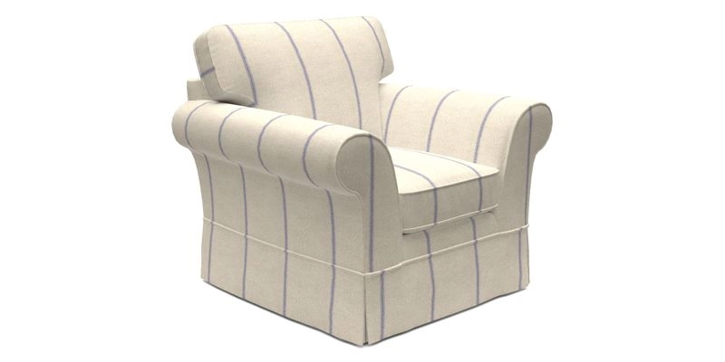 Lanhydrock Chair in Two Tone Plain Biscuit