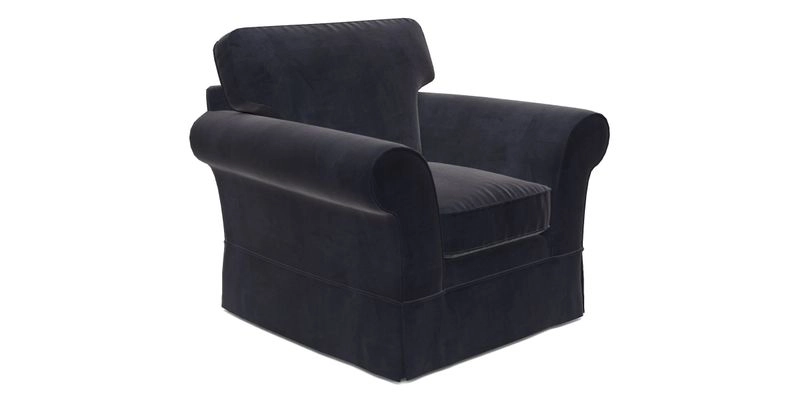 Lanhydrock Chair in Two Tone Plain Biscuit