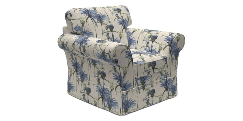 Lanhydrock Chair in Two Tone Plain Biscuit