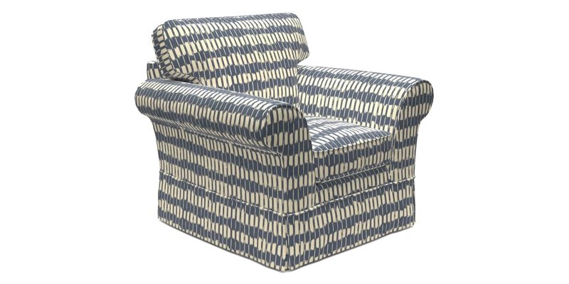 Lanhydrock Chair in Two Tone Plain Biscuit