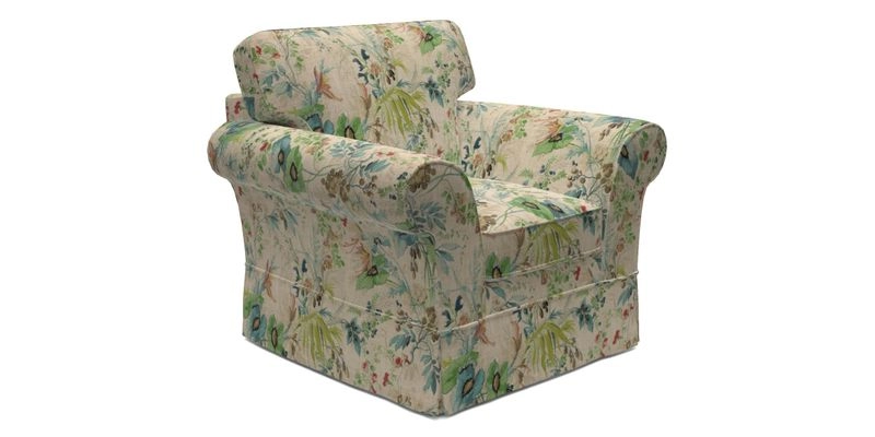 Lanhydrock Chair in Two Tone Plain Biscuit