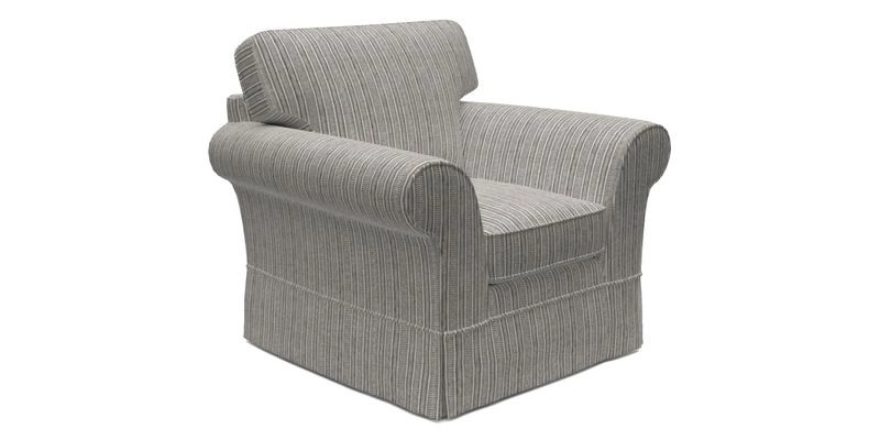 Lanhydrock Chair in Two Tone Plain Biscuit