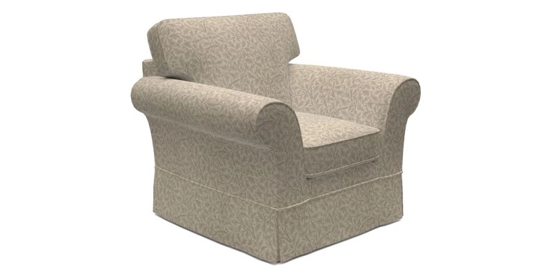 Lanhydrock Chair in Two Tone Plain Biscuit