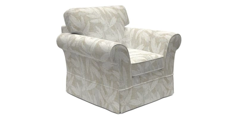 Lanhydrock Chair in Two Tone Plain Biscuit