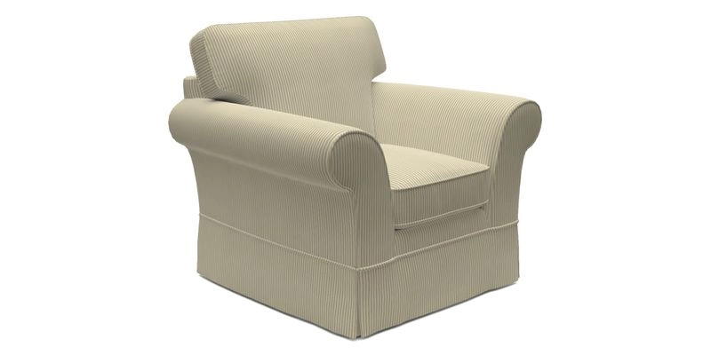 Lanhydrock Chair in Two Tone Plain Biscuit