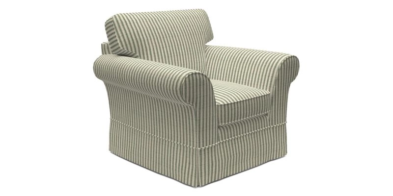 Lanhydrock Chair in Two Tone Plain Biscuit