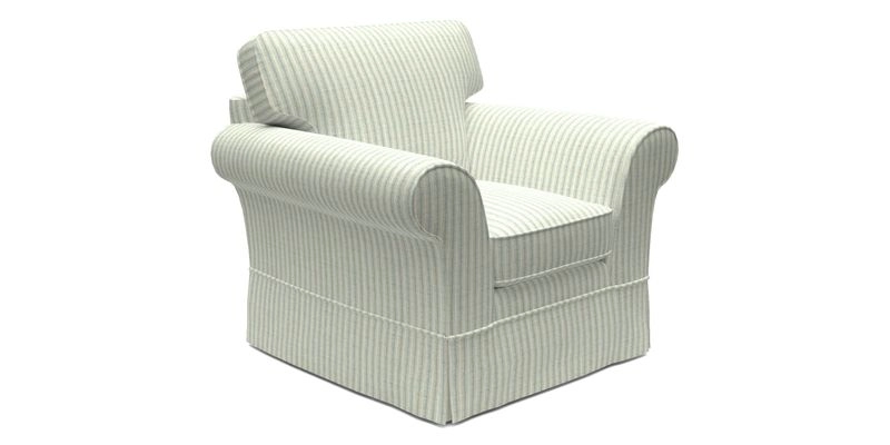 Lanhydrock Chair in Two Tone Plain Biscuit