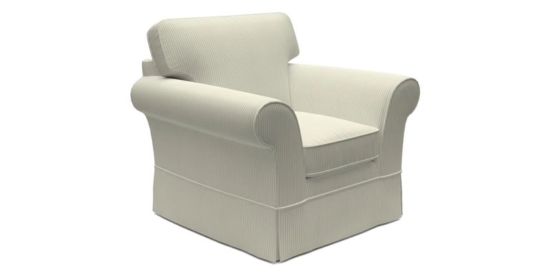 Lanhydrock Chair in Two Tone Plain Biscuit