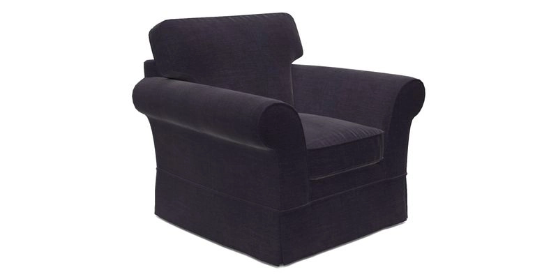 Lanhydrock Chair in Two Tone Plain Biscuit