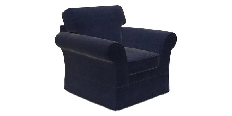 Lanhydrock Chair in Two Tone Plain Biscuit