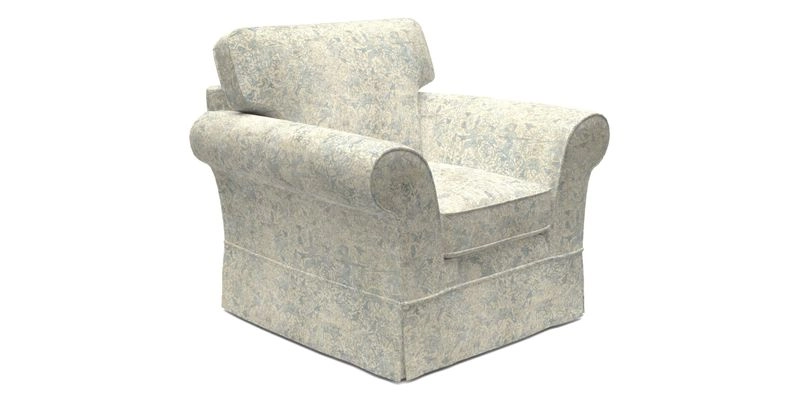 Lanhydrock Chair in Two Tone Plain Biscuit