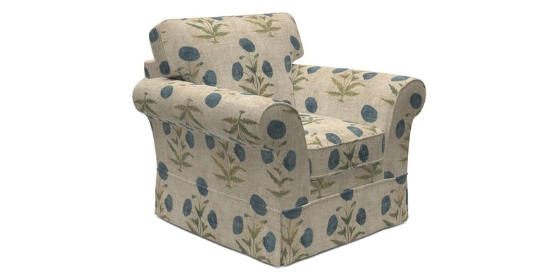 Lanhydrock Chair in Two Tone Plain Biscuit