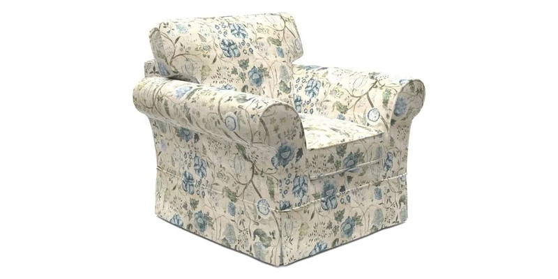 Lanhydrock Chair in Two Tone Plain Biscuit