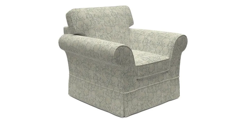 Lanhydrock Chair in Two Tone Plain Biscuit