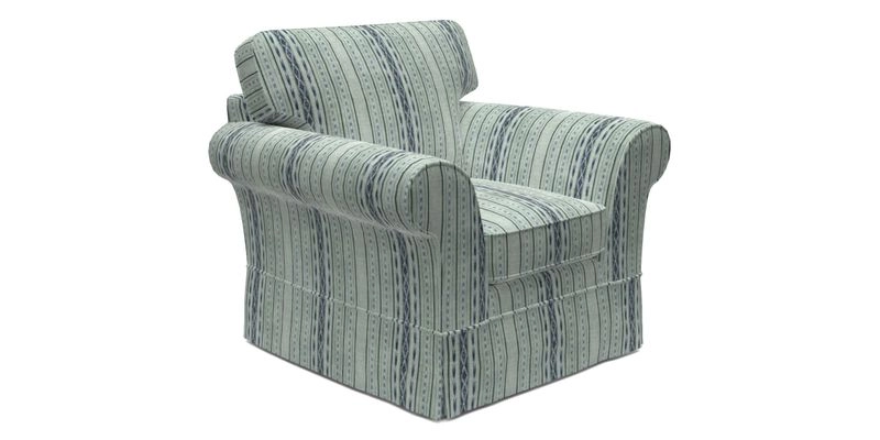 Lanhydrock Chair in Two Tone Plain Biscuit