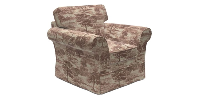 Lanhydrock Chair in Two Tone Plain Biscuit