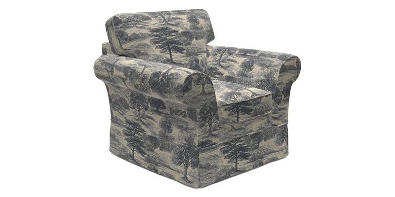 Lanhydrock Chair in Two Tone Plain Biscuit