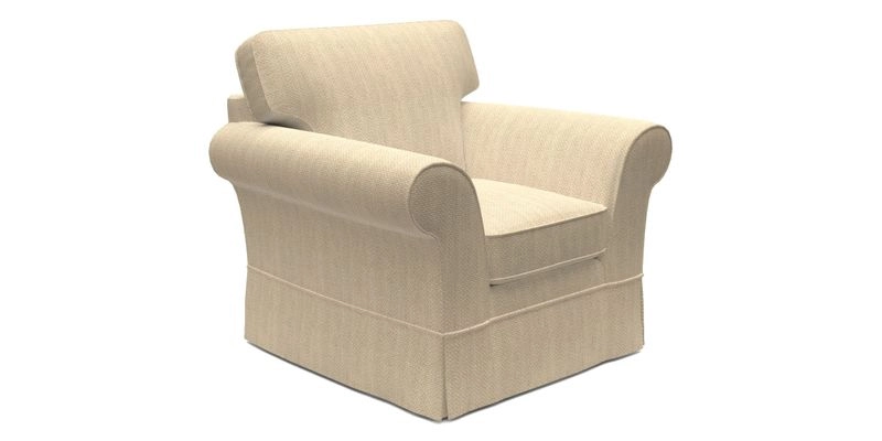 Lanhydrock Chair in Two Tone Plain Biscuit