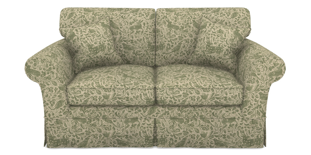 Product photograph of Lanhydrock 2 5 Seater Sofa In V A Drawn From Nature - Bird And Rabbit - Light Green from Sofas and Stuff Limited