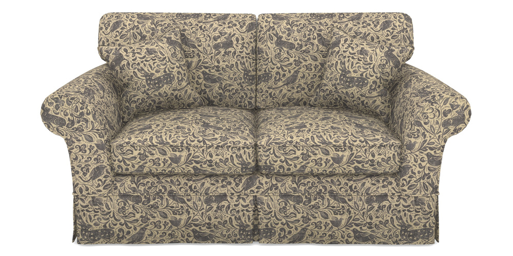 Product photograph of Lanhydrock 2 5 Seater Sofa In V A Drawn From Nature - Bird And Rabbit - Navy from Sofas and Stuff Limited