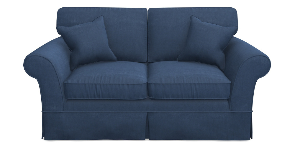 Product photograph of Lanhydrock 2 5 Seater Sofa In Clever Tough And Eco Velvet - Agean from Sofas and Stuff Limited