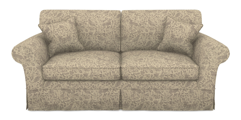 Product photograph of Lanhydrock 3 Seater Sofa In V A Drawn From Nature - Bird And Rabbit - Grey from Sofas and Stuff Limited