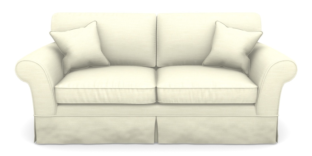 Product photograph of Lanhydrock 3 Seater Sofa In Basket Weave - Cream from Sofas and Stuff Limited