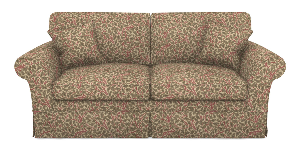 Product photograph of Lanhydrock 3 Seater Sofa In V A Drawn From Nature Collection - Oak Tree - Red from Sofas and Stuff Limited