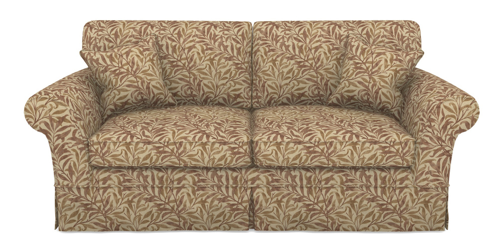 Product photograph of Lanhydrock 3 Seater Sofa In V A Drawn From Nature - Willow Bough Large - Terracotta from Sofas and Stuff Limited